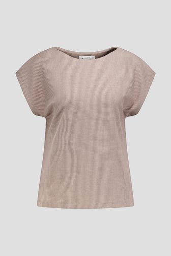 Photo produit 1 de T-shirt rayé gris de D'Auvry pour Femmes