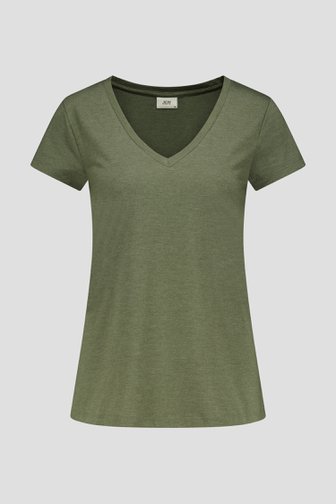 T-shirt vert olive de JDY pour Femmes