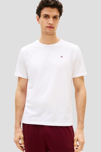 Productfoto 2 van T-shirt wit/navy/grijs met ronde hals - Set van 3 door Tommy Hilfiger voor Heren