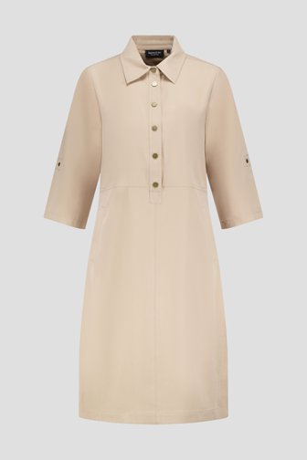 Tapis beige à boutons dorés de Signature pour Femmes