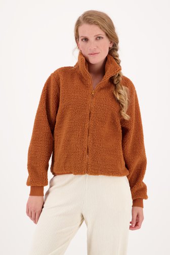 Teddy-coat orange de Liberty Island homewear pour Femmes