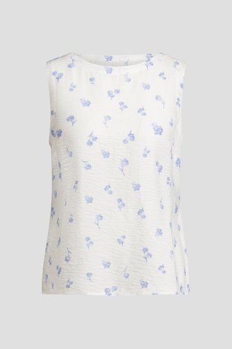 Photo produit 1 de Top blanc à motif floral de Libelle pour Femmes