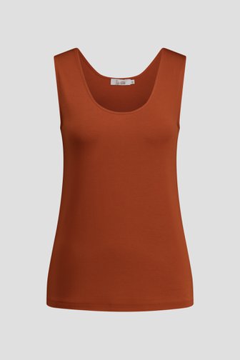 Le devant de Top brun rouille de Liberty Loving nature pour Femmes