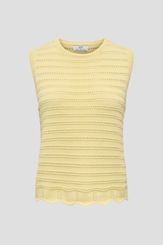 Photo produit 1 de Top jaune en maille de JDY pour Femmes
