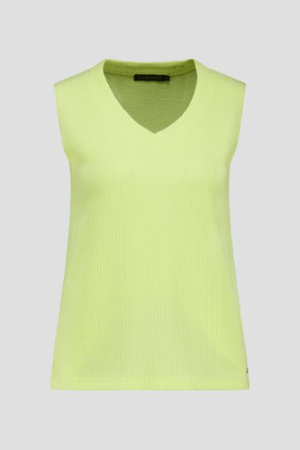 Top jaune en tissu texturé  de Claude Arielle pour Femmes
