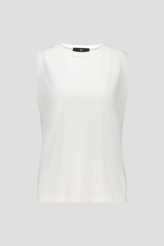 Top sans manches blanche avec col rond de AC by Annelien Coorevits pour Femmes
