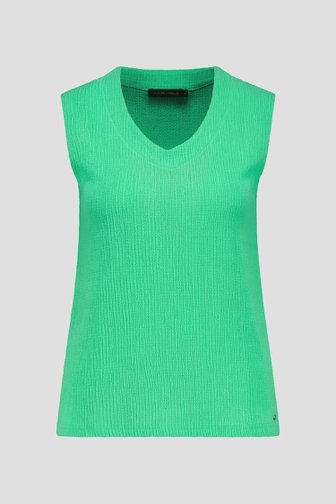 Top vert en tissu texturé  de Claude Arielle pour Femmes