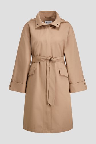 Le devant de Trenchcoat beige mi-long de D'Auvry pour Femmes