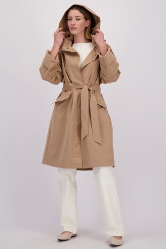 Le devant de Trenchcoat beige mi-long de D'Auvry pour Femmes