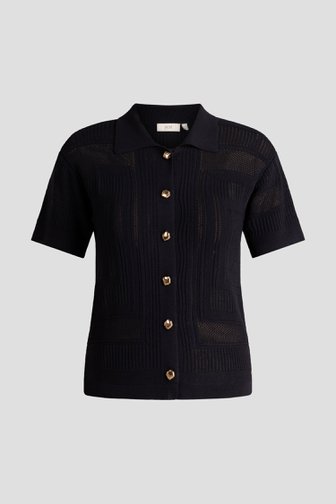 Productfoto 1 van Trui met kraag en korte mouwen door Yest Curve voor Dames