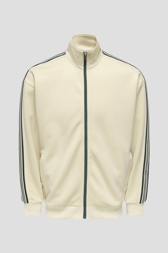 Le devant de Veste beige clair à rayures vertes de Only & Sons pour Hommes