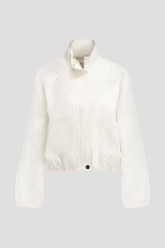 Le devant de Veste blanche à léger éclat de D'Auvry pour Femmes