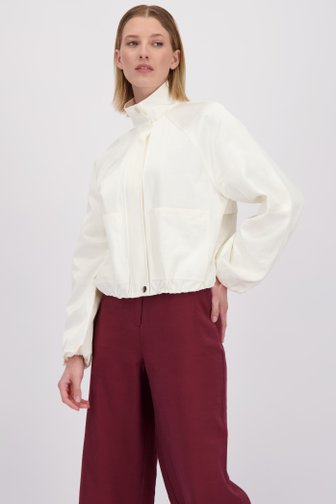 Le devant de Veste blanche à léger éclat de D'Auvry pour Femmes