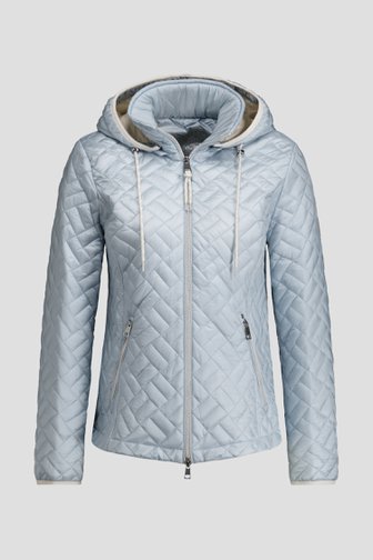 Photo produit 1 de Veste bleu clair matelassée avec capuche amovible de Barbara Lebek pour Femmes