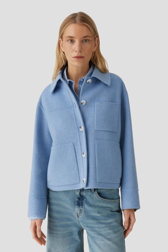 Le devant de Veste bleu clair  de Opus pour Femmes