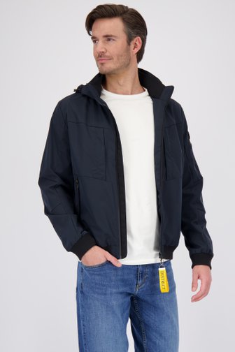 Veste bleu marine avec capuche de District pour Hommes
