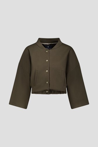 Le devant de Veste bomber vert foncé de AC by Annelien Coorevits pour Femmes