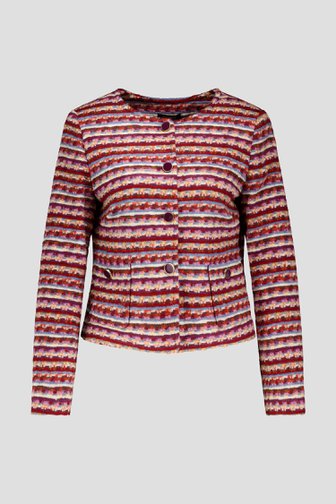 Le devant de Veste bouclée colorée de More & More pour Femmes
