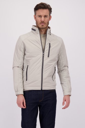 Le devant de Veste courte gris clair sans capuche de Gate One pour Hommes