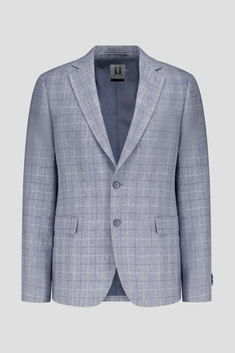 Veste de costume à carreaux bleu clair - Slim fit  de Upper East pour Hommes
