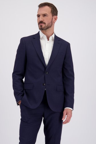 Le devant de Veste de costume bleu foncé - Regular fit de Dansaert Black pour Hommes