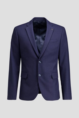 Le devant de Veste de costume bleu foncé - Slim fit - Starmer de Dansaert Black pour Hommes