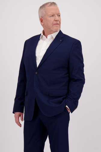 Veste de costume bleue à carreaux - Comfort fit de Dansaert Black pour Hommes