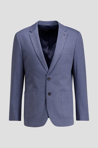 Le devant de Veste de costume bleue – coupe regular-Rockefeller de Dansaert Black pour Hommes