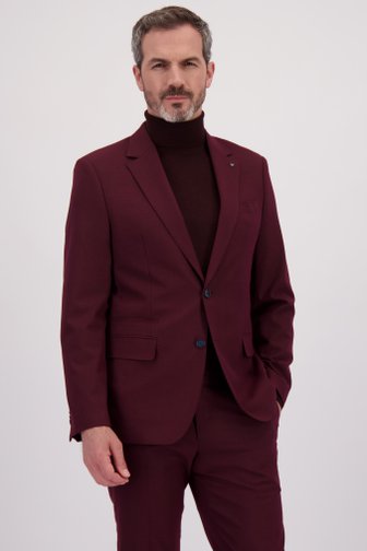 Le devant de Veste de costume bordeaux - Regular fit - Rubio de Dansaert Black pour Hommes