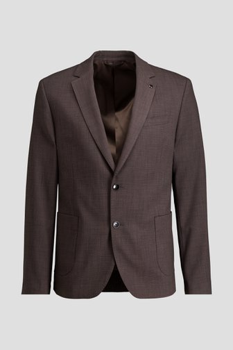 Le devant de Veste de costume brune - Slim fit - Schmidt de Dansaert Black pour Hommes