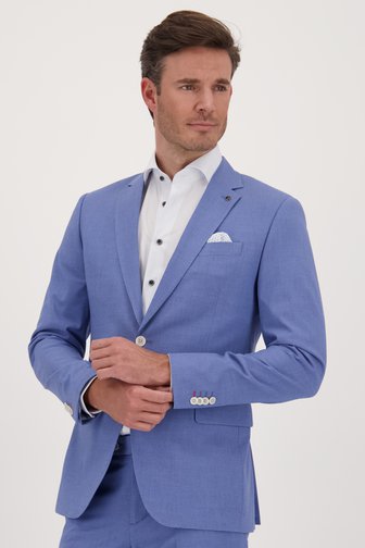 Veste de costume gris-bleu - Swayze - Slim fit 	 de Dansaert Black pour Hommes