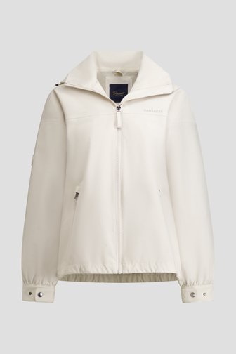 Le devant de Veste de golf blanche déperlante de Dansaert Golf Club pour Femmes