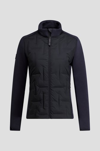 Le devant de Veste de golf grise à motif matelassé de Dansaert Golf Club pour Femmes
