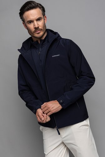 Le devant de Veste de golf imperméable bleu foncé de Dansaert Golf Club pour Hommes