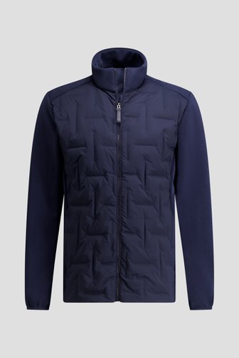 Le devant de Veste de golf matelassée bleu foncé de Dansaert Golf Club pour Hommes