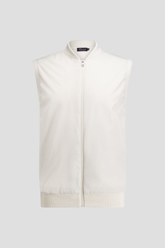 Le devant de Veste de golf sans manches beige clair de Dansaert Golf Club pour Hommes
