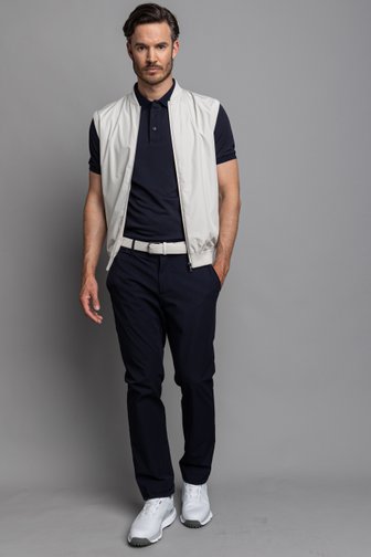 Le devant de Veste de golf sans manches beige clair de Dansaert Golf Club pour Hommes