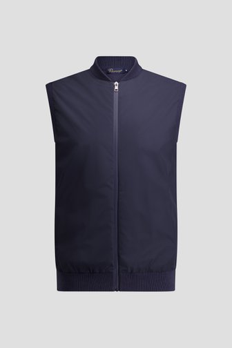 Le devant de Veste de golf sans manches bleu foncé de Dansaert Golf Club pour Hommes
