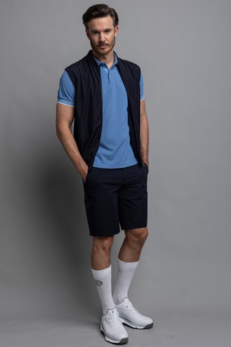 Le devant de Veste de golf sans manches bleu foncé de Dansaert Golf Club pour Hommes