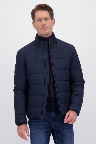 Le devant de Veste de pluie bleu foncé de Dansaert Blue pour Hommes