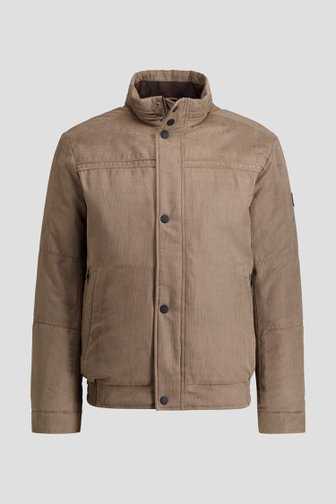 Le devant de Veste de pluie brune à motif de Dansaert Blue pour Hommes