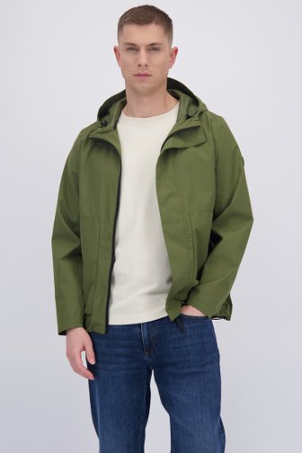 Le devant de Veste de pluie vert olive de Tantä pour Hommes