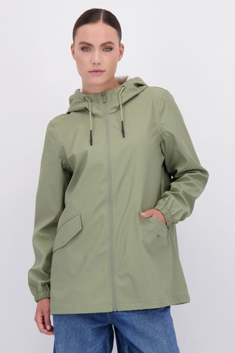 Le devant de Veste de pluie verte de JDY pour Femmes