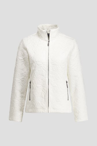 Photo produit 1 de Veste écrue à motif feuilles de Signature pour Femmes