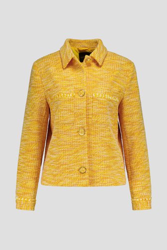 Veste en bouclé jaune	 de Claude Arielle pour Femmes
