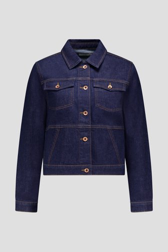 Le devant de Veste en jean bleu foncé de Libelle pour Femmes