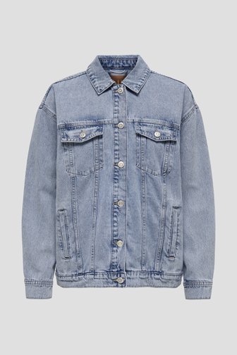 Veste en jean bleu de Only Carmakoma pour Femmes