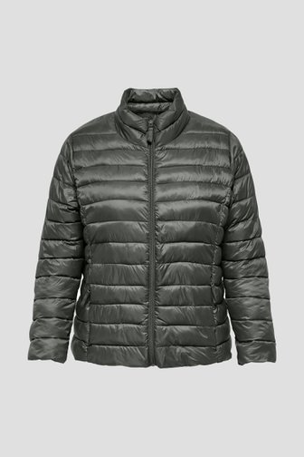 Photo produit 1 de Veste grise légèrement matelassée de ONLY Carmakoma pour Femmes