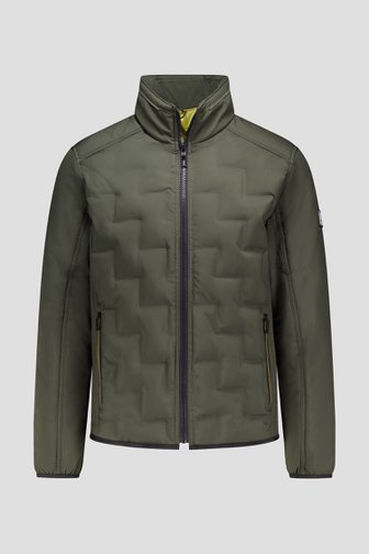 Le devant de Veste kaki à col montant de Gate One pour Hommes