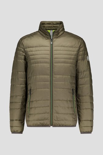 Veste kaki légèrement matelassée de Gate One pour Hommes